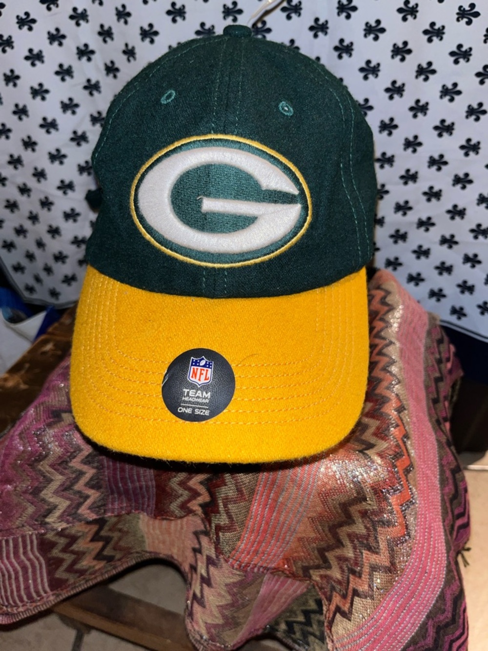 Green Bay Packers NFL Green & Gold Adjustable Hat